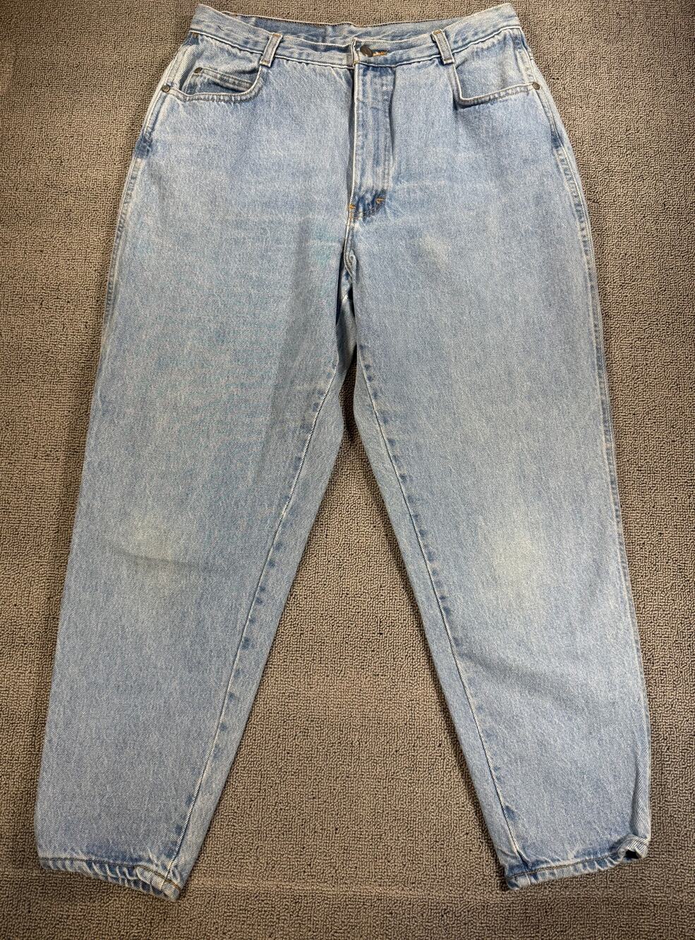 Vintage 80s 90s Gitano Jeans Women's 16 Short High Rise Light Wash Mom